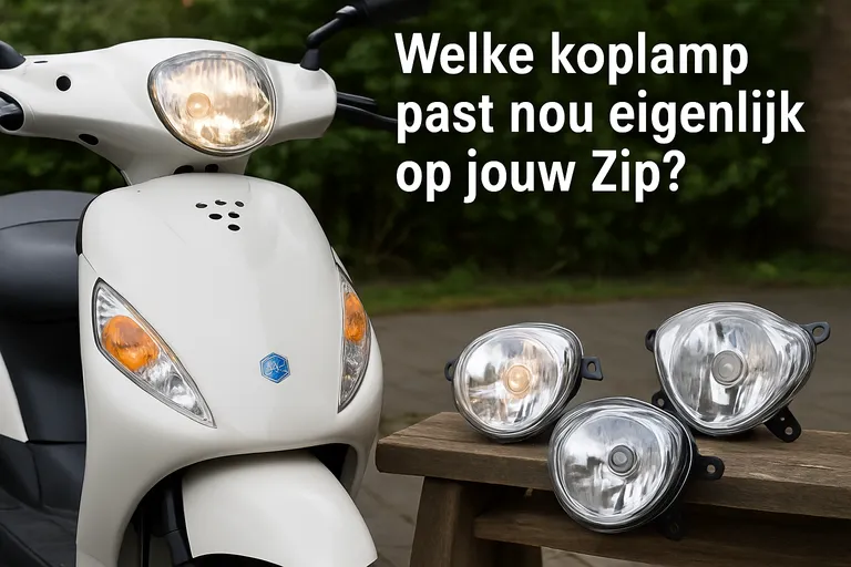 Welke koplamp past nou eigenlijk op jouw Zip? Welke koplamp past nou eigenlijk op jouw Zip?